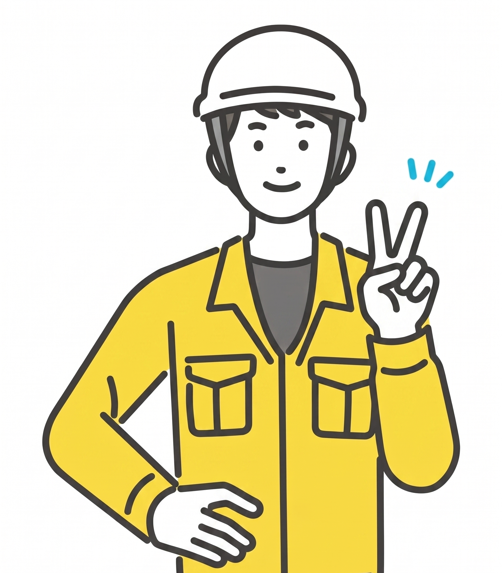 現場リーダーのイラスト
